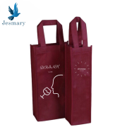 TÚI VẢI KHÔNG DỆT ĐỰNG RƯỢU MÀU ĐỎ GIÁ RẺ IN LOGO THEO YÊU CẦU